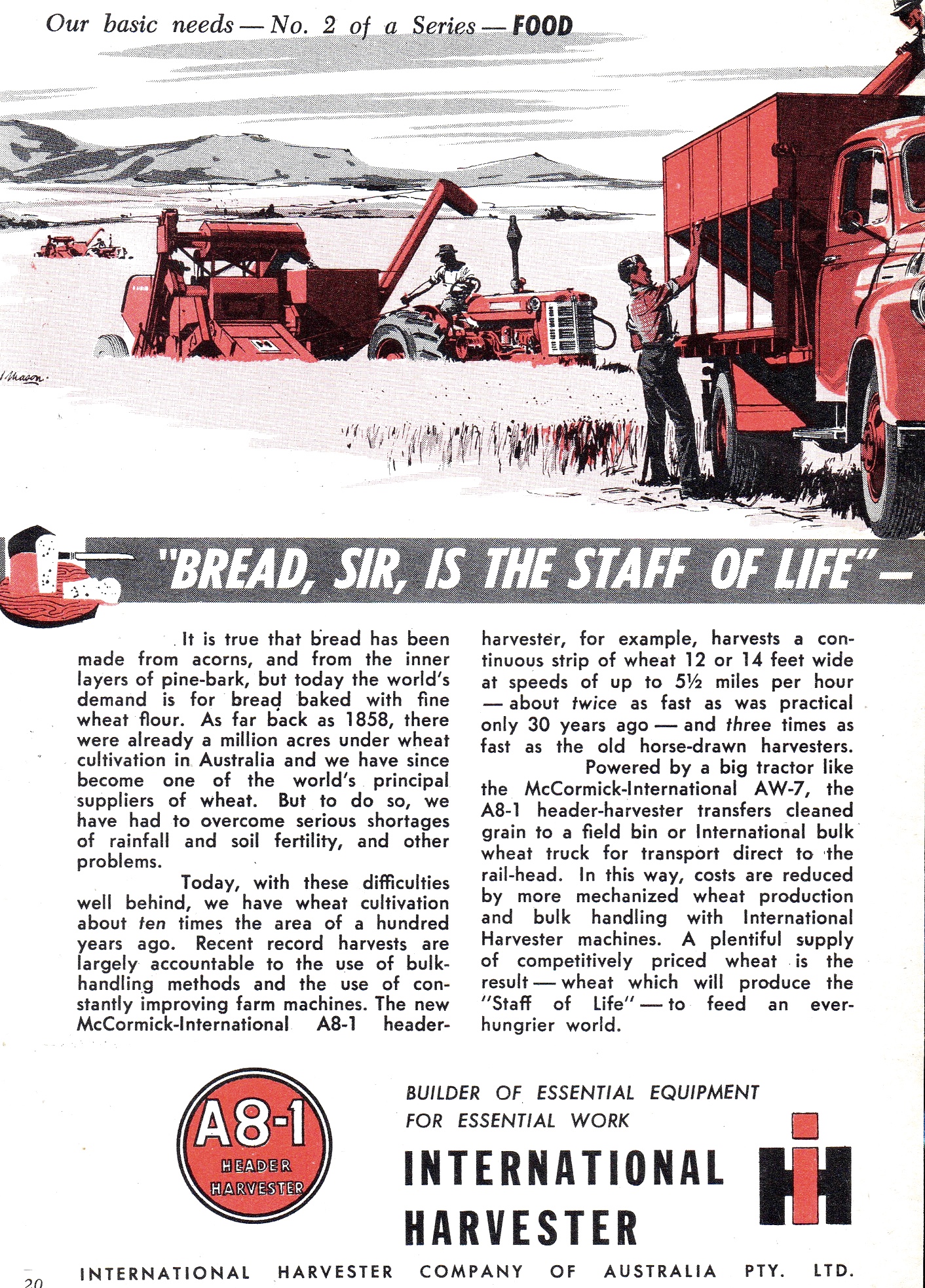 1958 International Harvester Our Basic Needs No.2